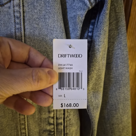 Denim Jacket with Multicolor Pattern - Picture 2 of 3